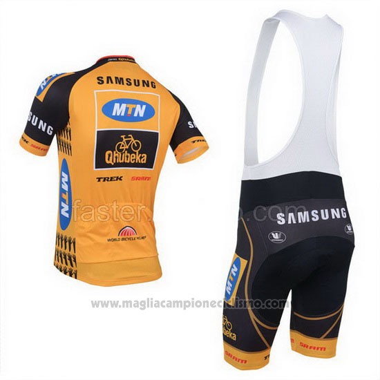 2013 Abbigliamento Ciclismo Mtn Arancione Manica Corta e Salopette